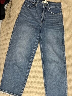 Madewell Slim Wide-Leg High-Rise Jeans in Medium Blue Wash